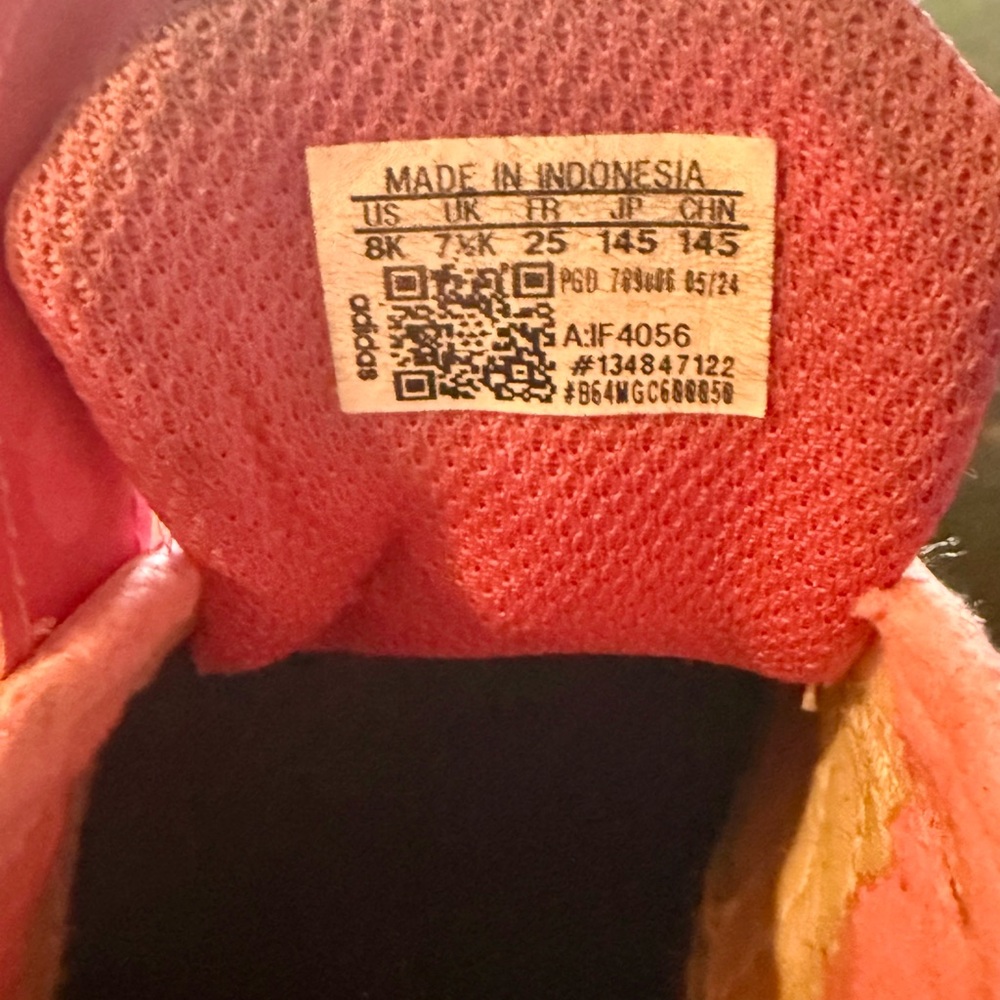 Adidas Disney Grand Court Minnie Mouse silver sparkle Pink Sneakers size 8 - Picture 15 of 16